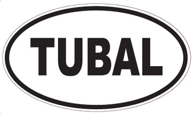 TUBAL - Oval Sticker