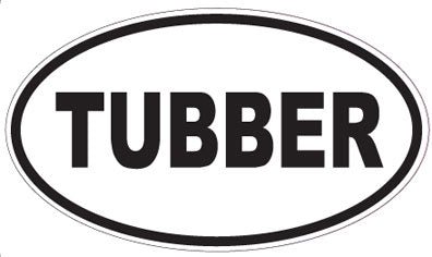 TUBBER - Oval Sticker