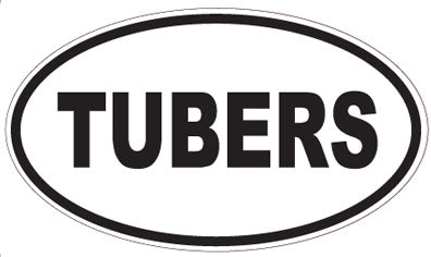 TUBERS - Oval Sticker