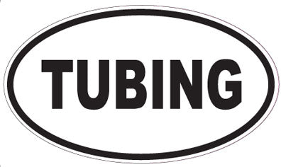 TUBING - Oval Sticker