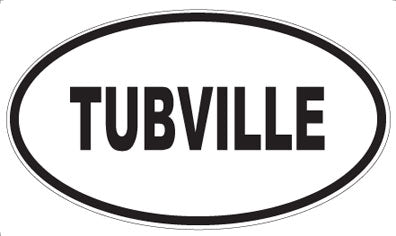 TUBVILLE - Oval Magnet