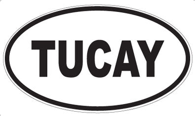 TUCAY - Oval Sticker