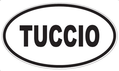 TUCCIO - Oval Sticker
