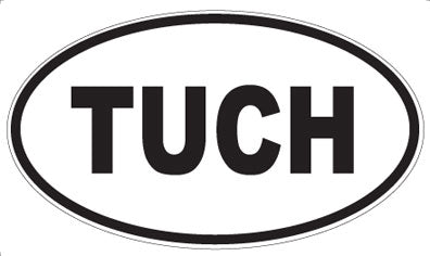TUCH - Oval Sticker