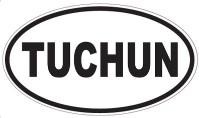 TUCHUN - Oval Sticker