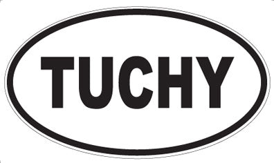 TUCHY - Oval Sticker