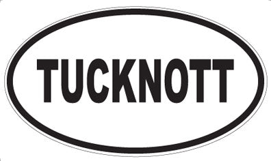 TUCKNOTT - Oval Magnet