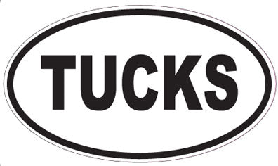 TUCKS - Oval Magnet