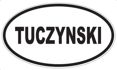 TUCZYNSKI - Oval Magnet