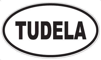 TUDELA - Oval Sticker
