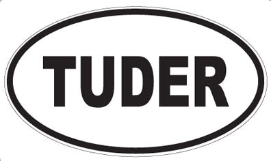 TUDER - Oval Magnet