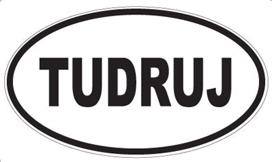TUDRUJ - Oval Magnet