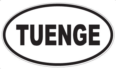 TUENGE - Oval Magnet