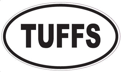 TUFFS - Oval Magnet
