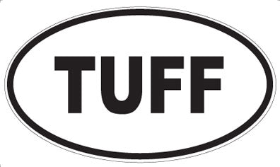 TUFF - Oval Magnet