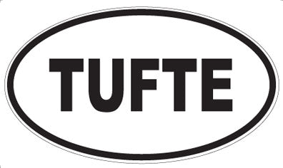 TUFTE - Oval Magnet