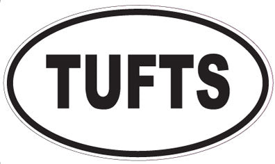 TUFTS - Oval Sticker