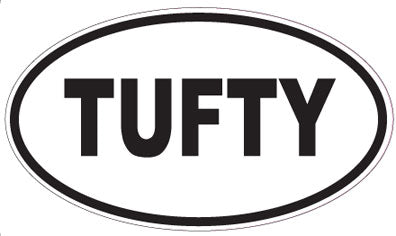 TUFTY - Oval Magnet