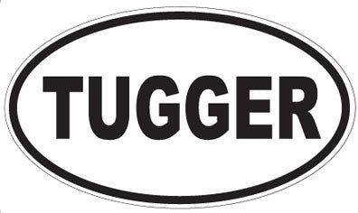 TUGGER - Oval Sticker