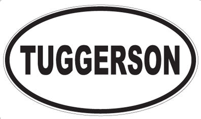 TUGGERSON - Oval Magnet