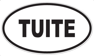 TUITE - Oval Magnet