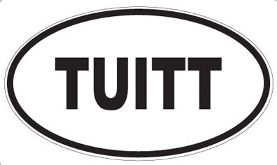 TUITT - Oval Sticker