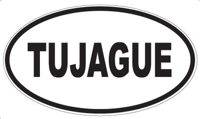 TUJAGUE - Oval Magnet