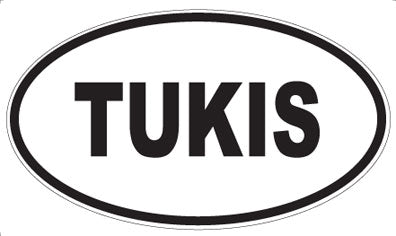 TUKIS - Oval Sticker