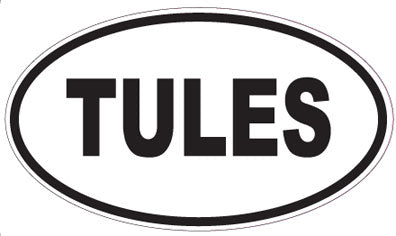 TULES - Oval Magnet