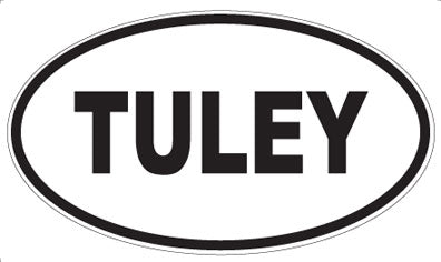 TULEY - Oval Magnet