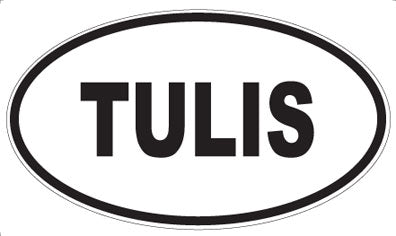 TULIS - Oval Sticker