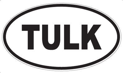 TULK - Oval Magnet
