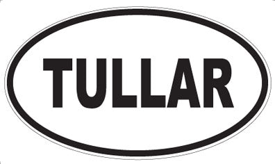 TULLAR - Oval Sticker