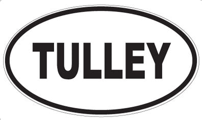 TULLEY - Oval Sticker
