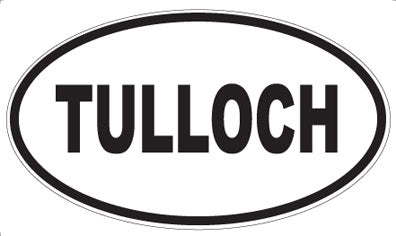 TULLOCH - Oval Sticker