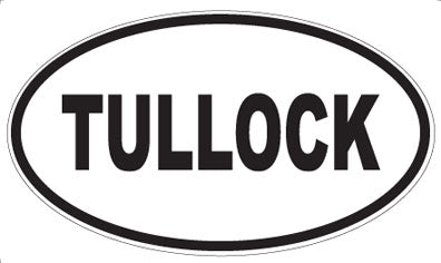 TULLOCK - Oval Magnet