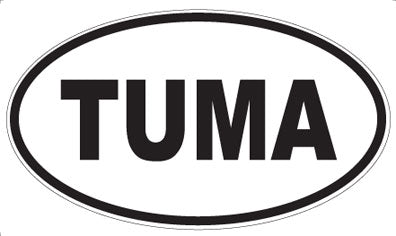 TUMA - Oval Sticker