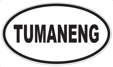 TUMANENG - Oval Sticker