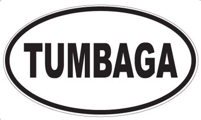 TUMBAGA - Oval Sticker