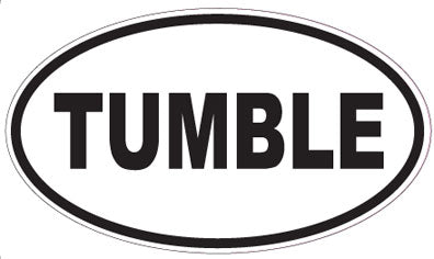 TUMBLE - Oval Sticker