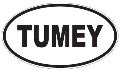 TUMEY - Oval Magnet