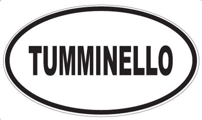 TUMMINELLO - Oval Sticker