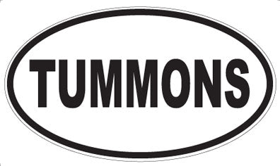 TUMMONS - Oval Magnet