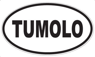 TUMOLO - Oval Sticker