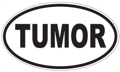 TUMOR - Oval Sticker