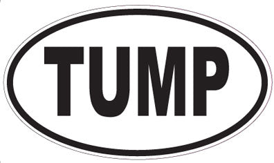 TUMP - Oval Sticker