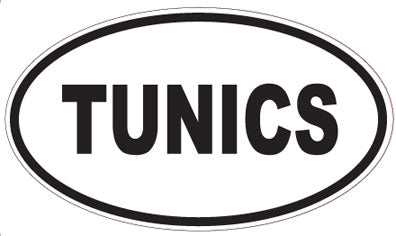 TUNICS - Oval Sticker