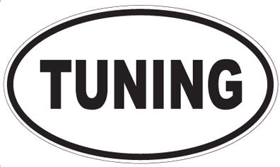 TUNING - Oval Sticker