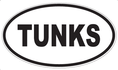 TUNKS - Oval Magnet