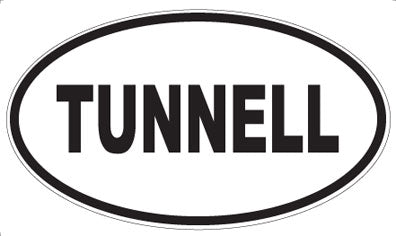 TUNNELL - Oval Magnet